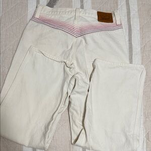 Levi’s straight ankle jeans